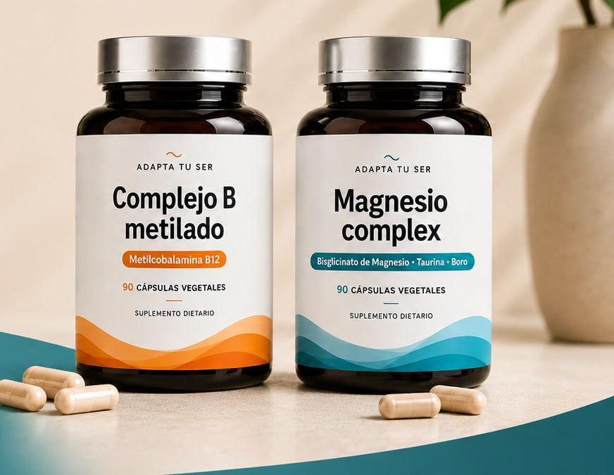 Frascos de Complejo B Metilado y Magnesio Complex de Adapta Tu Ser: B12 sola o complejo B en Bolivia