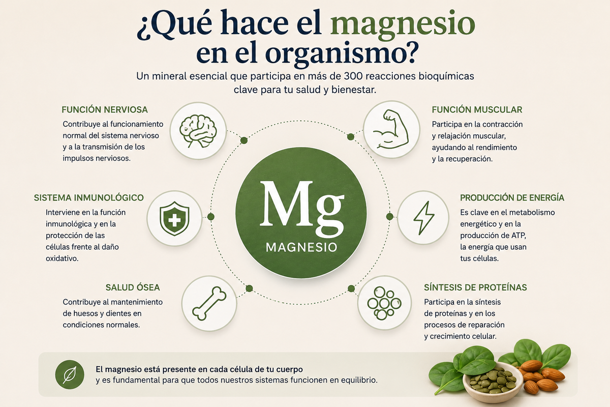 Funciones del magnesio en el organismo: para qué sirve este mineral | Adapta Tu Ser Bolivia